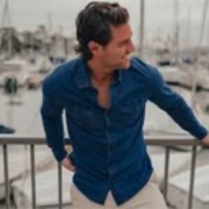 The Normal Brand Dark Blue Casual Shirt